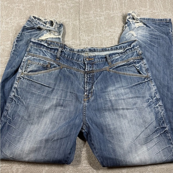 Marithe Francois Girbaud 90s Baggy Skater Y2K Oversized Jean Mens Size 40 - Picture 1 of 10